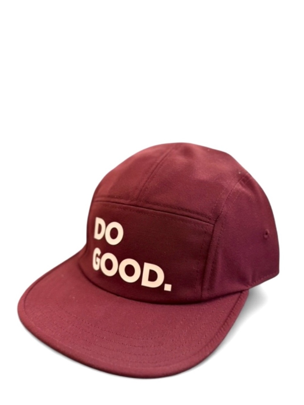Cotopaxi Maroon 5-Panel ‘Do Good’ Cap with Adjustable Strap